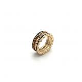 BVLGARI B.Zero1 Rock Three - Band Ring, 18K...