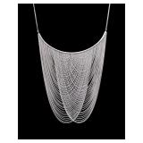 Italian Retro Period 18K Gold Drapery Necklace