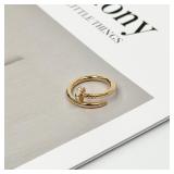 Cartier Juste un Clou Ring, 18K Gold, Diamond Set