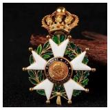 French Legion of Honour Gold and Enamel Medal,...