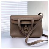 Hermes Halzan 25 Crossbody Shoulder Bag, etoupe...