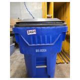 Blue Recycling Bin W/ Medichair Parts