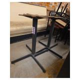 (2)  Metal Table Bases