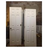 (2) 24in White Doors