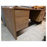 Three-Drawer Laminate Pedestal Office Desk