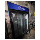 Pepsi Branded Commercial Display Cooler