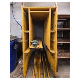 Yellow Metal Scaffolding Frames | Set of 30