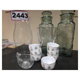 Decorative Glass and Porcelain Items