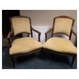 2 | John Coultis Carved Wood Chairs