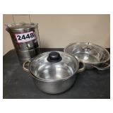 Set of Stainless Steel Cookware