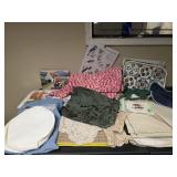 Assorted Fabric Crafts and Decorative Textiles