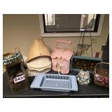 Assorted Home Decor and Baskets