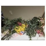 Lot of Artificial Flowers, Greenery, and More!