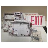 Lot of Emergency Exit Signs and More!