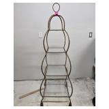 Decorative 4-Tier Wire Shelf