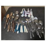Mixed Collection of Cutlery and Serving Utensils