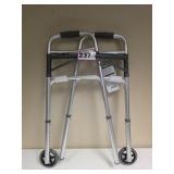 Deluxe Folding Walker w/ 5' Wheels