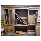 6ft Large Wood Modular Entertainment Center