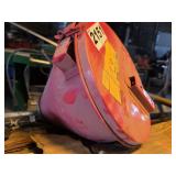 Justrite Red Round Metal Safety Container