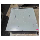 36in Large Grey Metal Cabinet/ Enclosure