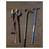 Lot of Metal Pipe and Conduit Bending Hand Tools