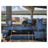 Large Industrial Metal Lathe Machine
