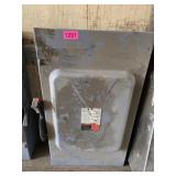 Industrial Gray Metal Electrical Enclosure Panel