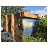 Large Industrial Metal Roll-Off Container
