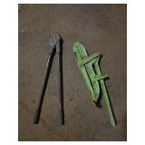 Lot of Metal Pipe and Conduit Bending Hand Tools