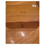 vintage wooden trinket box