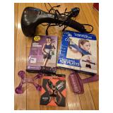 Massager, waist trimmer, fitnes bands, patches