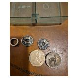 Replica Roman coins, gimmicked magic coins