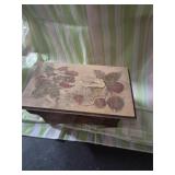 Vintage pyrography box