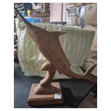 Hand carved fish sculpture- 1967