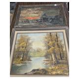 Vintage oil paintings