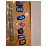 dichroic glass pendants