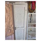 Vintage wood cabinet & Contents