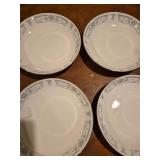 Blue Whisper fine porcelain bowls