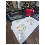 Toaster oven, burner covers, toaster