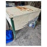 Ideal double basin galvanized wash tub