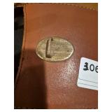 Skyline binoculars, leather case
