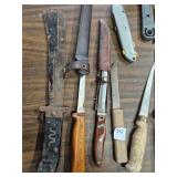 Vintage knives and cutters