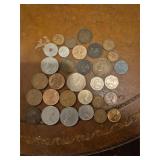 Vintage world currency