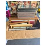 two boxes picture frames