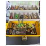Tackle box and contents