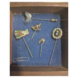 Vintage straight pins