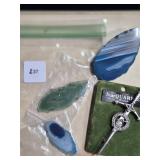 Geode slices, MacQuarrie of Ulva Clan Crest