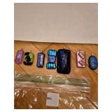 Dichroic glass pendants