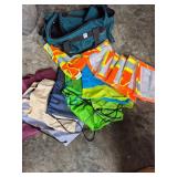 Large safety vests and bags