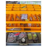 Tackle box and contents